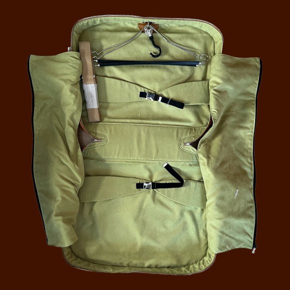 SAMSONITE BLACK LABEL BAYAMO LEATHER SUITER GARMENT BAG - Picture 4 of 10